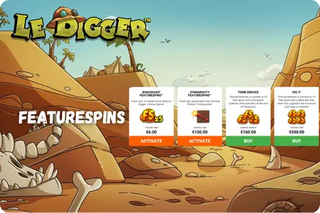 Le Digger FeatureSpins